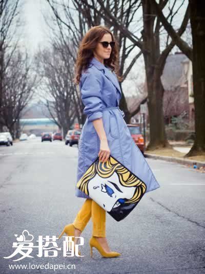 藍(lán)色+黃色搭配