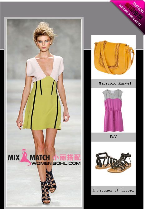 拼接連衣裙很勾人 簡(jiǎn)約俏皮超心動(dòng)